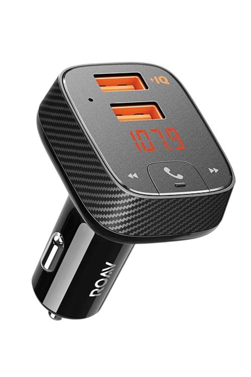 Anker Roav Smart Charge Bluetooth FM Transmitter with Dual USB-A Ports F2